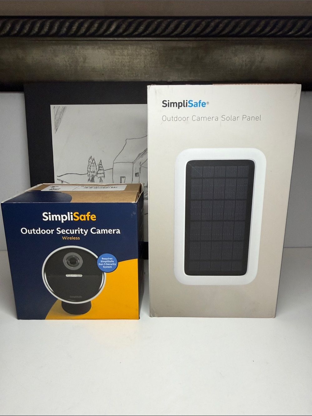 SimpliSafe Outdoor Security Camera and Solar Panel NIB